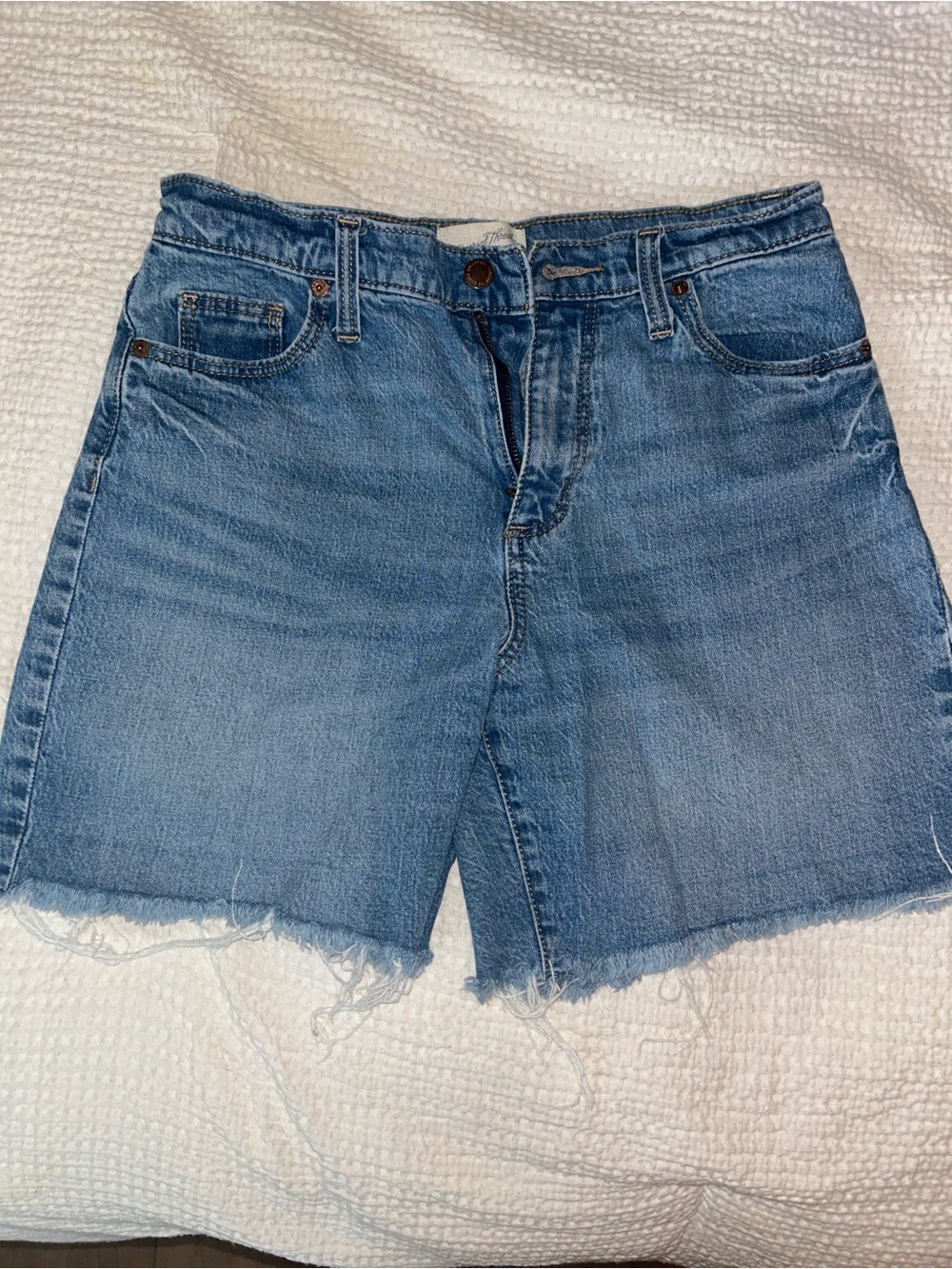 Universal Thread Light Blue Raw Hem Denim Shorts